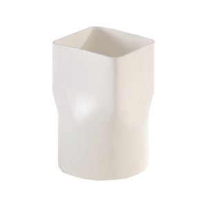 Marley Rectangular 65 x 50mm Square to Round 80mm Adaptor