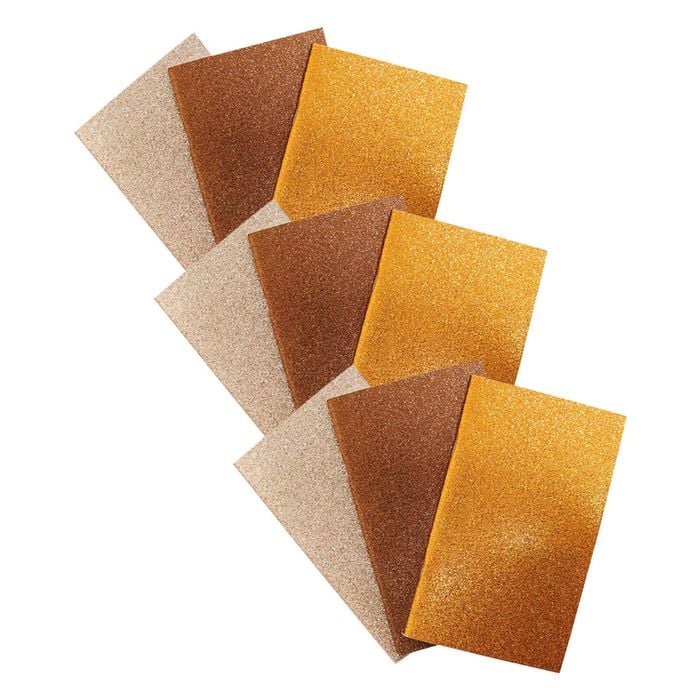 9pc Lvd 18cm Notebooks Journal/note Writing Stationery 80 Pages Glitter Glow