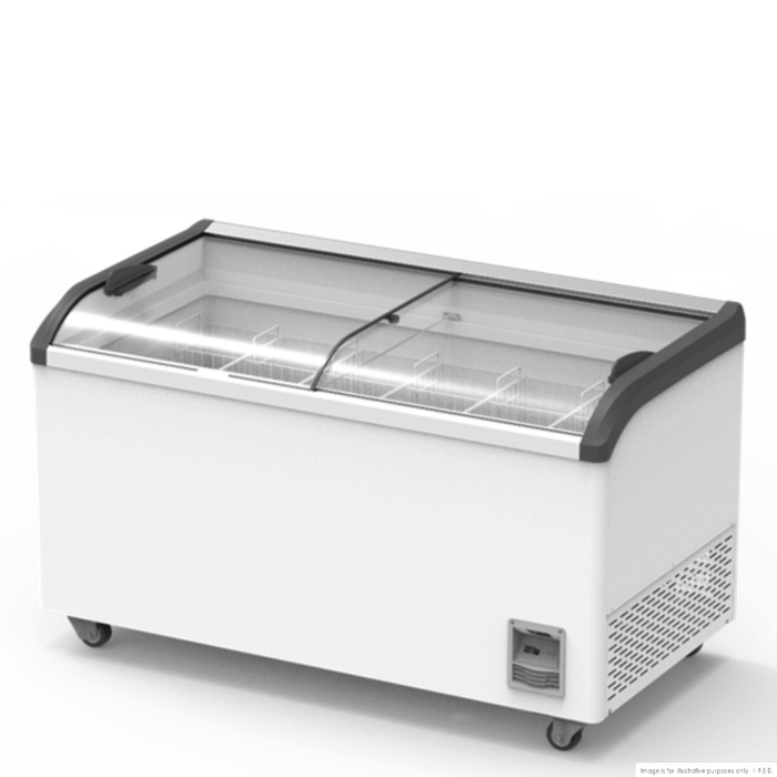 Thermaster Heavy Duty Supermarket Glass Sliding Lid Freezers 506l Sd-506k