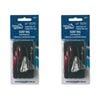 2x Jarvis Walker Paternoster Surf Rig with 84g Star Sinker Size 4/0