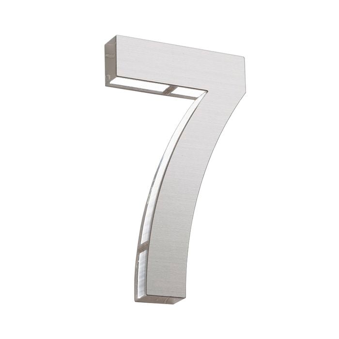 Sandleford 120mm 7 Azure Stainless Steel Numeral