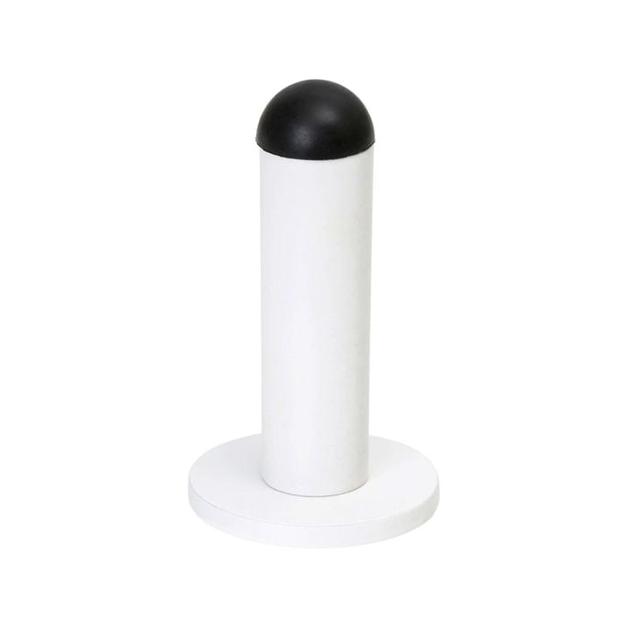 Lemaar 75mm White Wall Mounted Door Stop 
