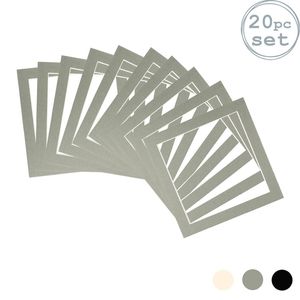 20x Picture Photo Mounts - To Fit Frame Size 10 x 10" for Image Size 8 x 8"