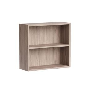 Kaboodle 900-1000mm Silver Ash Customisable Shallow Med Wall Open Shelf