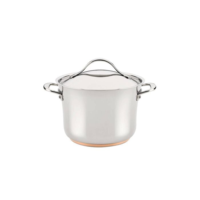 Anolon Nouvelle Copper Stainless Steel Induction Covered Stockpot 24cm/6.2l