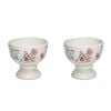 2PK Ecology Stoneware w/ Gloss Glaze Joie Footed Sauce Bowl 12cm Multi-Coloured