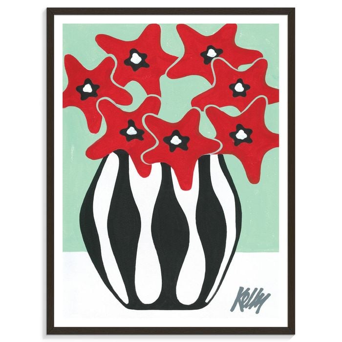 Artist Lane "Carousel" by Kelly - 76x102cm Black Framed Print