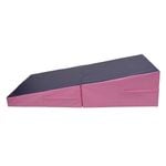 Xin Large Size Folding Incline Gymnastics Wedge Mat - Pink Purple