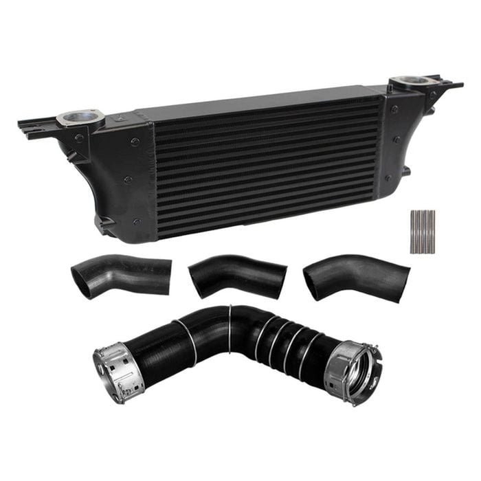 Upgrade Aluminium 90mm Intercooler & Hoses For Nissan Pathfinder R51 Ti 550 V9x V6 3.0l