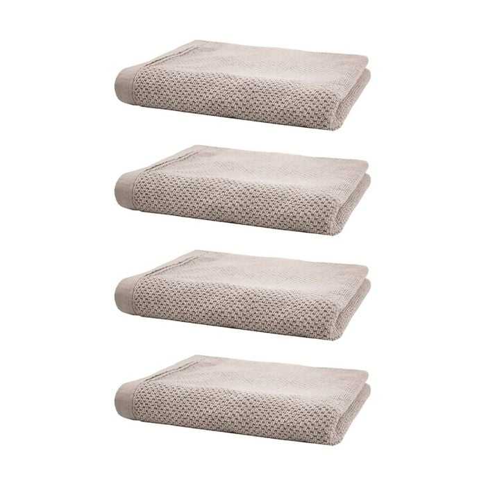 4PK Bambury Angove 600gsm Soft Absorbent Cotton Hand Towel 40x70cm Neutrals