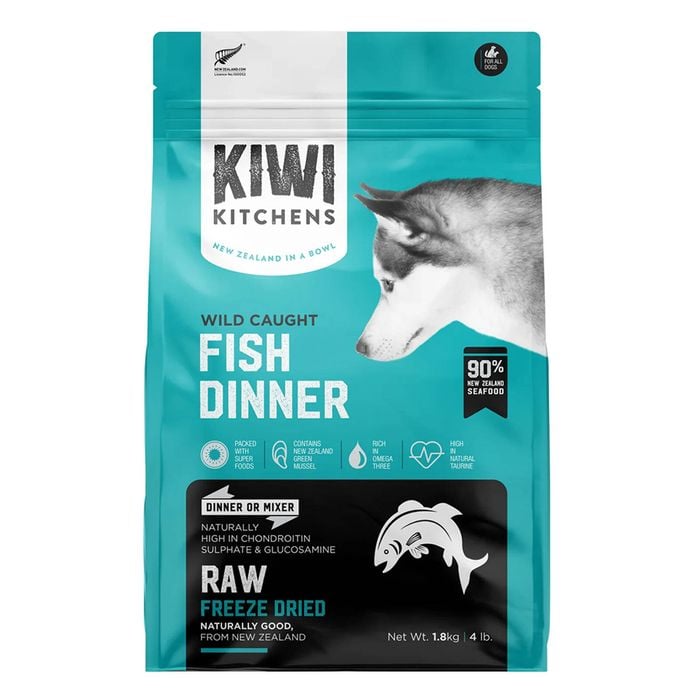 Kiwi Kitchens Freeze-dried Dog Food Fish Dinner 1.8 Kg
