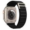 Alpine Nylon Sports Watch Band Strap - For Apple iWatch Ultra [42mm Series 3] 44mm 45mm 46mm 49mm (Black)