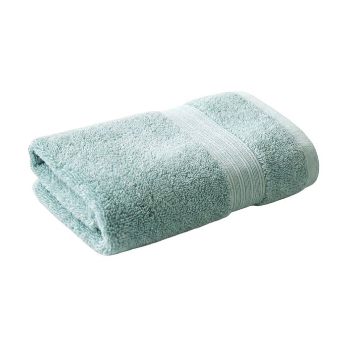 Christy Sovereign Combed Cotton Hand Towel 650GSM Plush Soft Mineral Blue