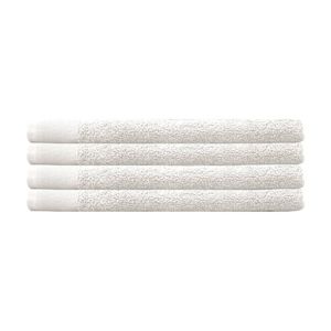 4pc Bambury Home Living Ultra soft Elvire Hand Towel Ivory 40cm x 60cm