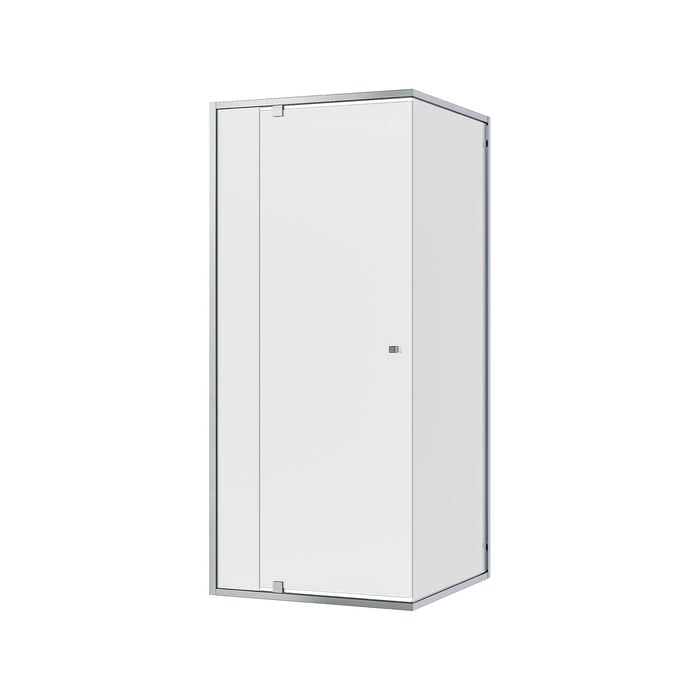 Mondella 900 x 1830mm Chrome Semi Frameless Shower Screen