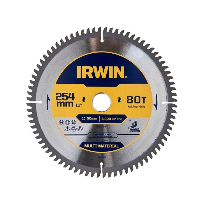 IRWIN 254mm 80T Marathon Pro Multi Material Circular Saw Blade