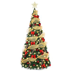 Catzon 6ft Instant Christmas Tree with 150 Lights