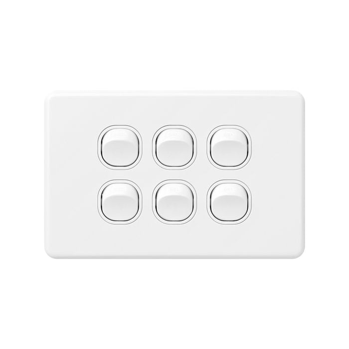 DETA X6 White Six Switch