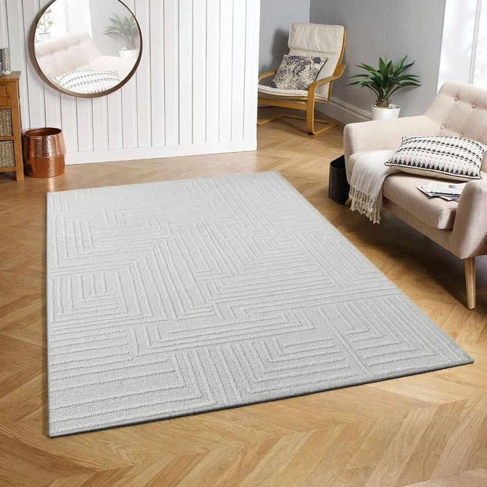 Rug Wool  Avanos Cream Lines Large 180 x 270cm 