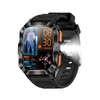NNETM Mens Sports Smart Watch with LED Flashlight