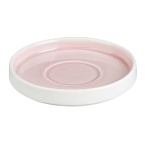Olympia Fondant Saucer Pink Porcelain 136mm 6 Pack