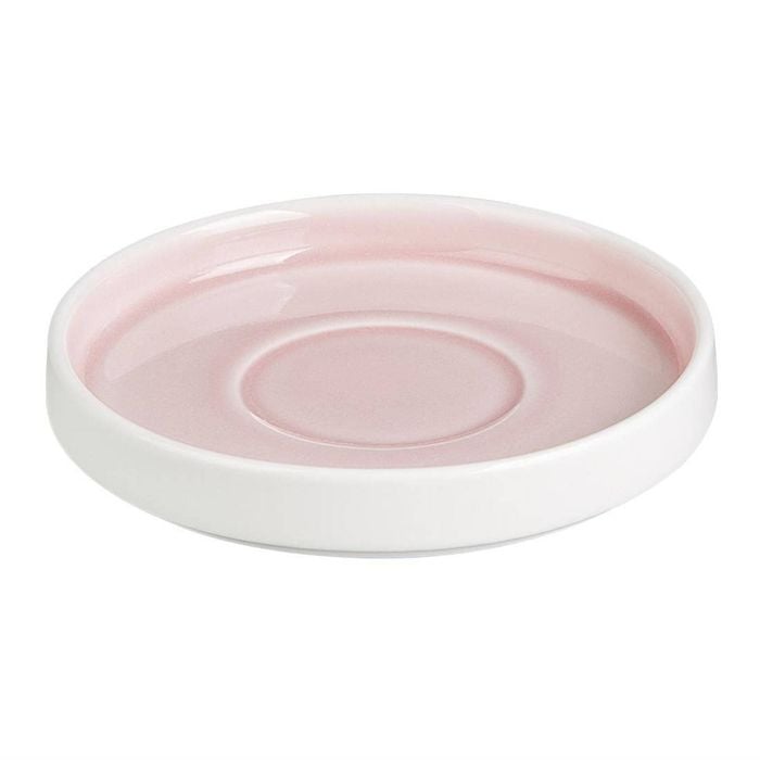 Olympia Fondant Saucer Pink Porcelain 136mm 6 Pack
