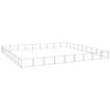 vidaXL Dog Kennel Silver Steel Outdoor Puppy Enclosure Dog Pet Supply Cage