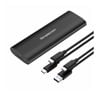 Simplecom SE516 NVMe / SATA Dual Protocol M.2 SSD Tool-Free USB-C Enclosure USB 3.2 Gen 2 10Gbps