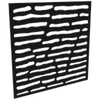 ProtectorAl 300-1200 x 300-1200mm Satin Black / Gloss Black Slate Unframed Composite Deco Panel