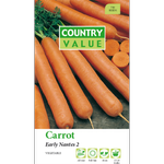Country Value Seed Carrot Early Nantes
