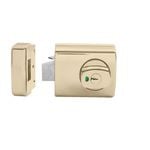 Lockwood 001 Deadlatch with Knob EverBrass