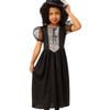 Magical Girls Black And Silver Halloween Witch Costume - 9-10
