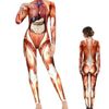 Realistic Gory Anatomy Print Womens Halloween Costume - Large