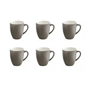 Trenton Bevande Coffee Mug 400ml Set 6 - Slate Grey