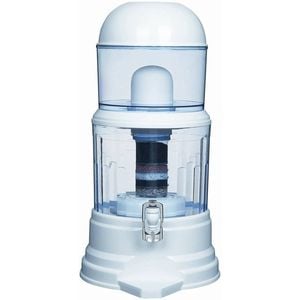 Salesbay 16l Water Tank Filter Bench Top Bottle Dispenser 8 Stage Carbon Mineral Purifier