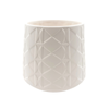 Northcote Pottery 17 x 16.8cm Cassie Egg White Ceramic Indoor Pot