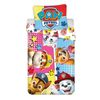Paw Patrol Comic Faces Cotton Quilt Cover Set Toddler Bed Size