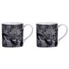 2pk Ashdene New Bone China 380ml Maintaining Our Culture Mug - Black