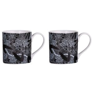 2pk Ashdene New Bone China 380ml Maintaining Our Culture Mug - Black