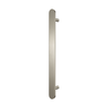 Barelli 950mm Brushed Nickel Single Flat Vertical Heated Towel Rail