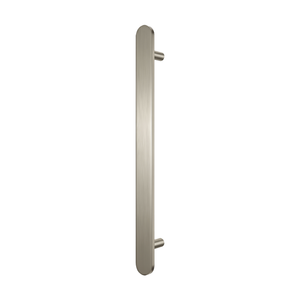 Barelli 950mm Brushed Nickel Single Flat Vertical Heated Towel Rail