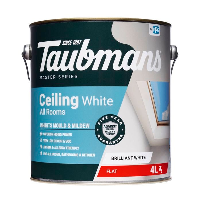 Taubmans 4L Ceiling Brilliant White