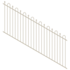 ProtectorAl 1201-2400W x 1200H Surfmist Loop & Spear Top Pool Fence Panel Raked 16-30º