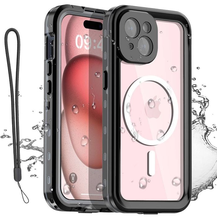 Redpepper Case Life Cover Waterproof Dust Shockproof Case MagSafe Magnetic- For Apple iPhone 15