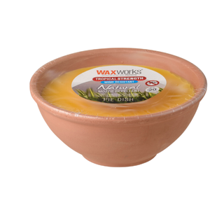  Waxworks Citronella Candle Tropical Strength Pie Dish 