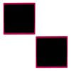 2pk Quartet Basics Chalkboard 350x350mm Memo Notes Learning Board Pink
