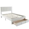 Manolo Bed Frame With Drawer - Double