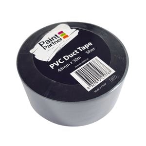 Paint Partner 48mm x 30m Silver PVC Duct Tape