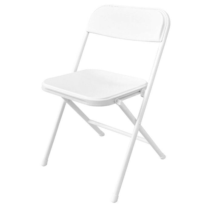 Marquee White Folding Chair