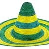 Mexican SOMBRERO Hat w Australian Aussie Green Gold Party Costume